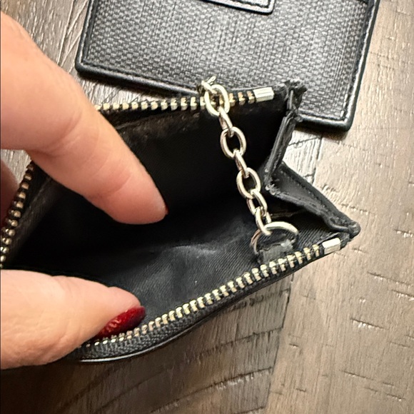 Coach Black Card Holder and Keychain Wallet Set - Picture 5 of 7